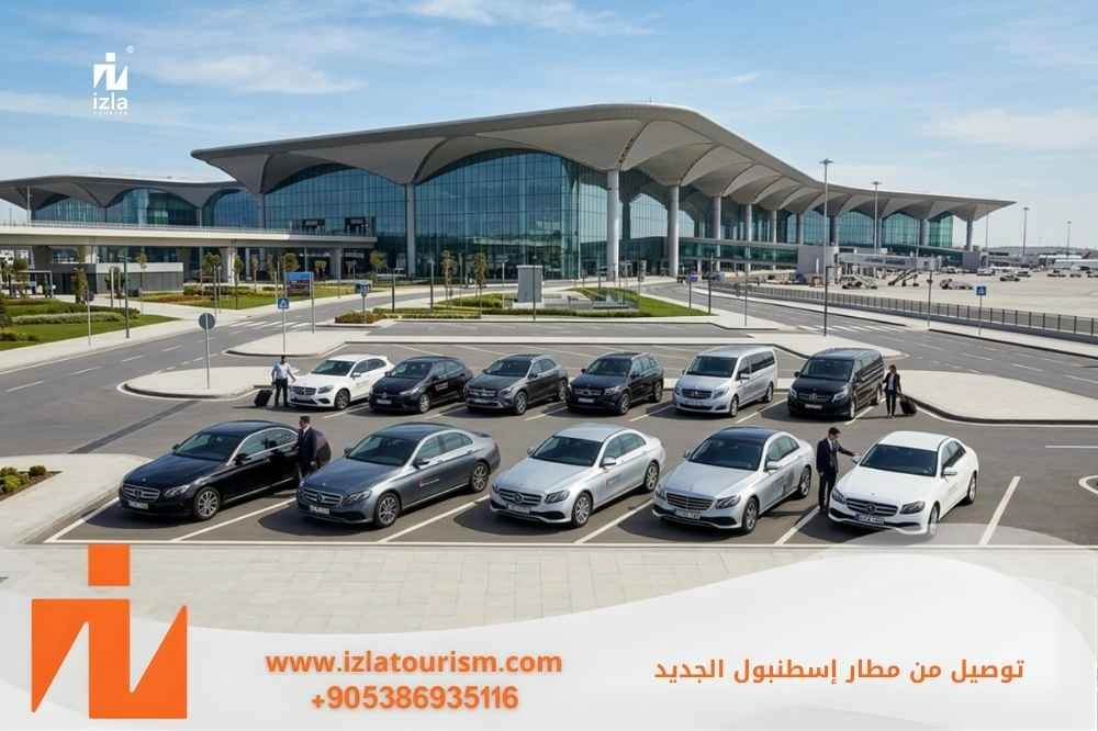 خطوات حجز خدمة التوصيل من مطار اسطنبول الجديد