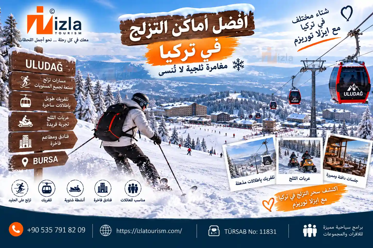 افضل اماكن التزلج في تركيا