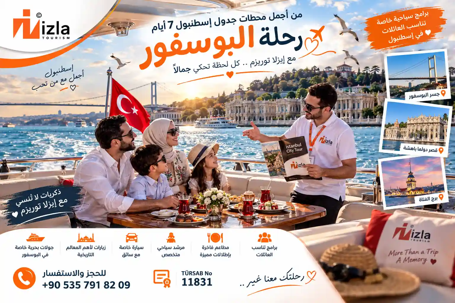 جدول سياحي لاسطنبول لمدة اسبوع