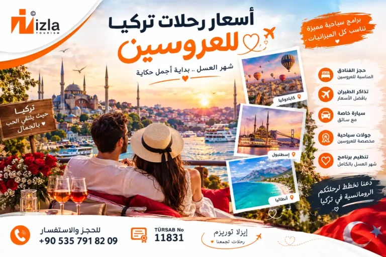 اسعار رحلات تركيا للعروسين